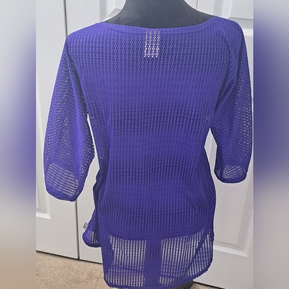 Oneill Blue Mesh Swimsuit Cover Up/Tunic   Size XS/S - Picture 4 of 12